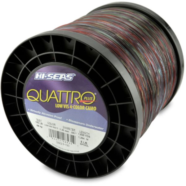 Hi-Seas Quattro Plus Low-Vis Camo Line 5 lb. Spool GSQ-5-150