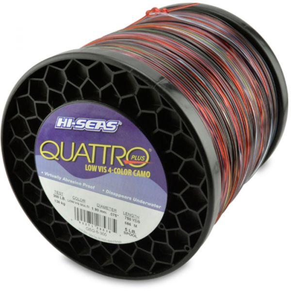 Hi-Seas Quattro Plus Low-Vis Camo Line 5 lb. Spool GSQ-5-300