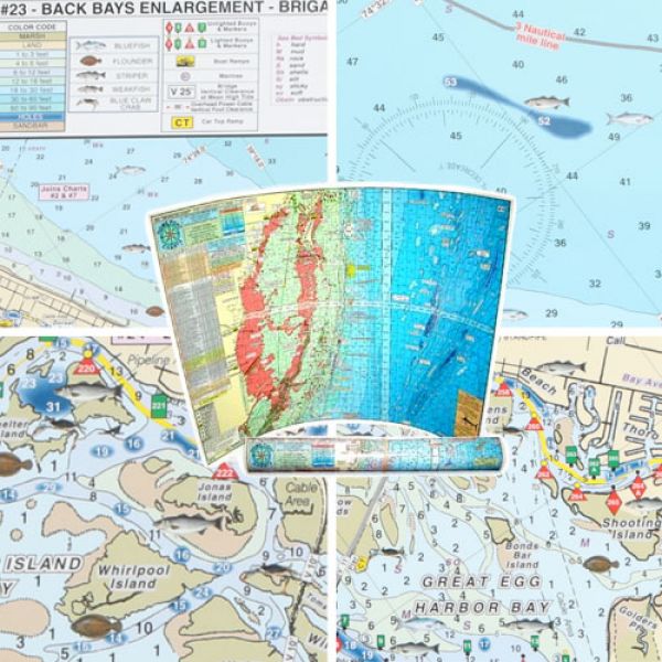 Home Port Chart #23 - Brigantine to Great Egg Inlet