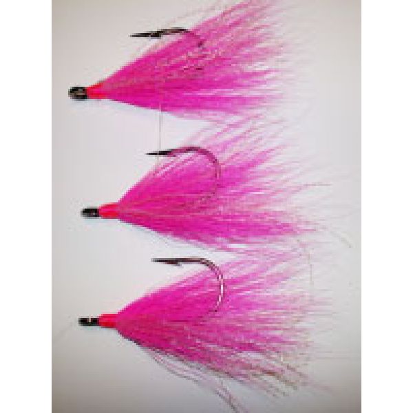 Hooked On Bucktails DHNJ3 4/0 Pink Teaser