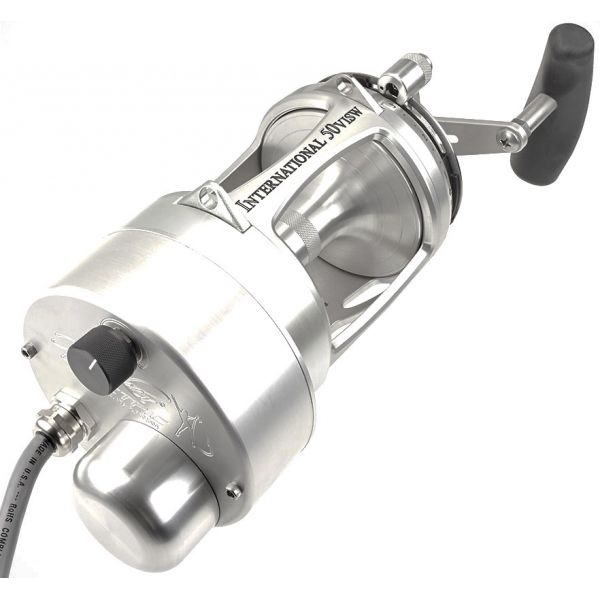 Hooker Electric Penn 50VISWS Electric Reel w/ Mounted Motor - Silver