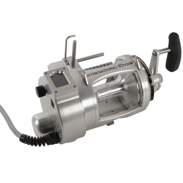 Hooker Electric Penn 80VISWS Electric Reel w/ Autostop, LC, and LW - Silver