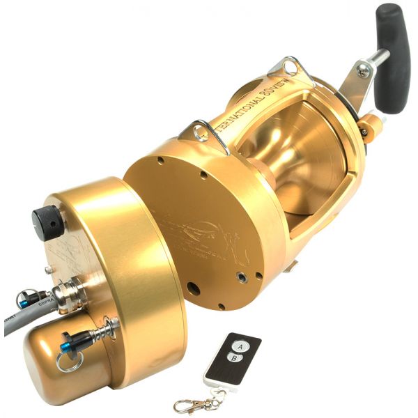 Hooker Electric Penn 80VISW Electric Reel w/ Detachable Motor - Gold