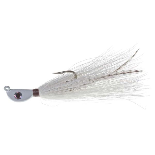 Hookup Lures Big Bucktail - 1.5 oz. White/Griz