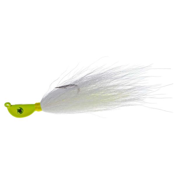 Hookup Lures Big Bucktail - 1.5 oz. Chartreuse/White