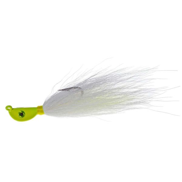 Hookup Lures Big Bucktail - 1 oz. Chartreuse/White