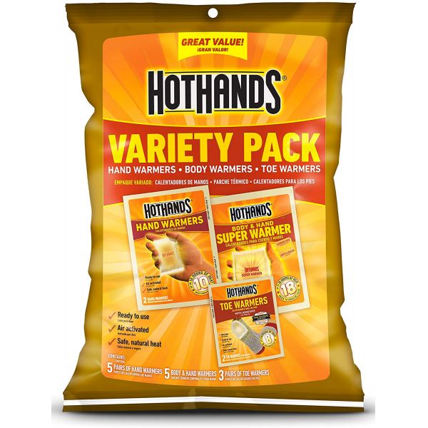 HotHands Toe, Hand, & Body Warmer Variety Pack