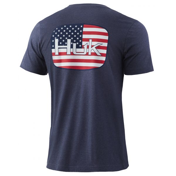 Huk American Badge Short Sleeve T-Shirts