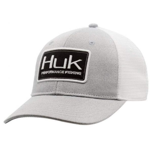 Huk Angler Sport Trucker Hat - True Grey Heather