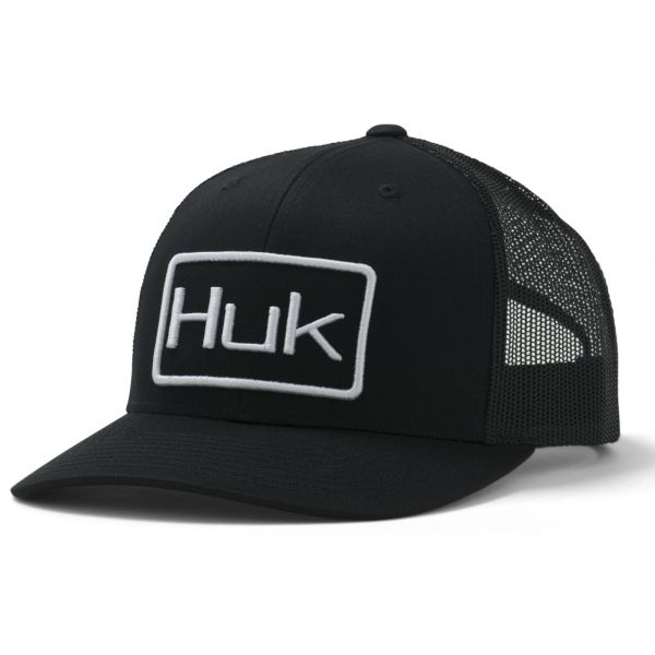 Huk Angler Trucker Hat - Black