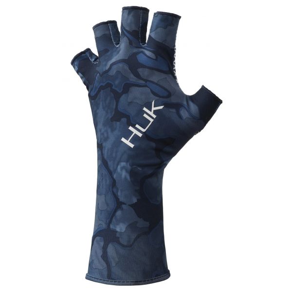 Huk Current Camo Sun Gloves - Pei - L/XL