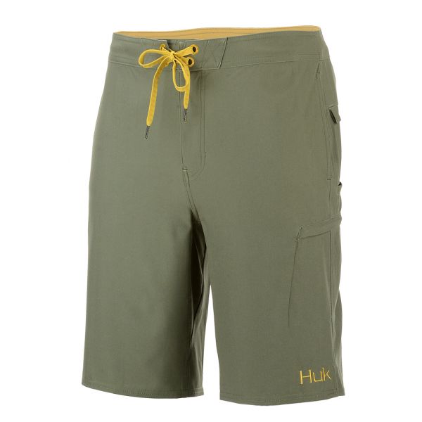 Huk Freeman Boardshort - Dark Olive - 28