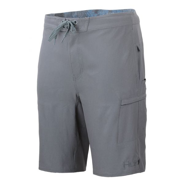 Huk Freeman Boardshort - Silver/Blue - 28