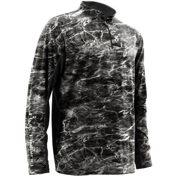 Huk Elements Icon 1/4 Zip Shirt - Elements Blacktip