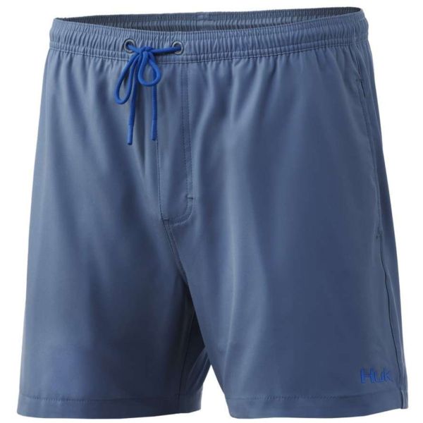 Huk Pursuit Volley Short - Silver Blue - Large