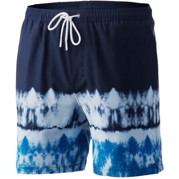 Huk Pursuit Volley Swim Short - Deep Ocean Blue - Large