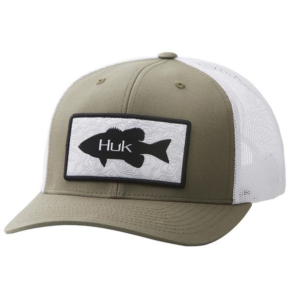 Huk Topo Trucker Hat - Kalamata Olive