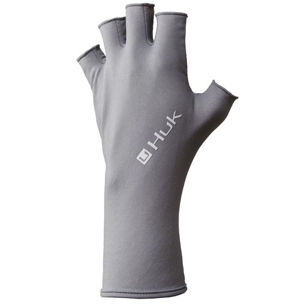 Huk Pursuit Sun Glove - Overcast Grey - ML