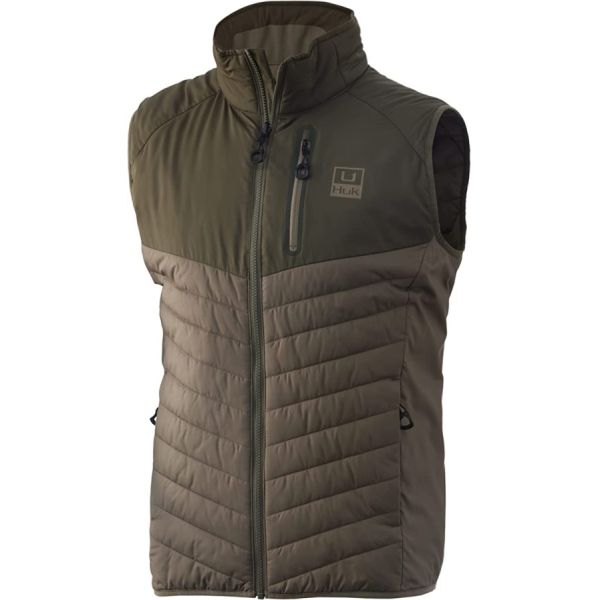 Huk Icon X Puffy Vest - Fallen Rock - Medium