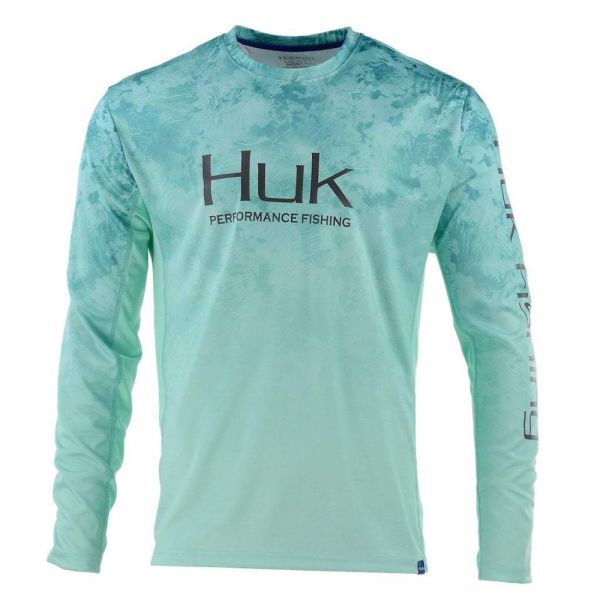 Huk Icon X Camo Fade Long Sleeve Shirt - Shallows - 2XL