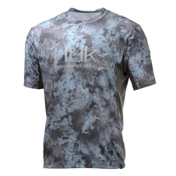 Huk Icon X Camo Short Sleeve T-Shirt - Glacier - 2XL