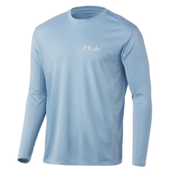 Huk Icon X Long Sleeve Shirt - Blue Fog - 2X-Large