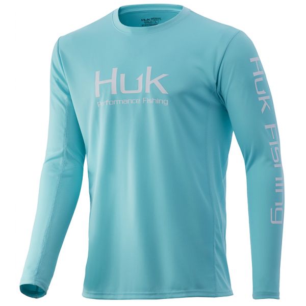 Huk Icon X Long Sleeve Shirt - Blue Radiance - 3X-Large