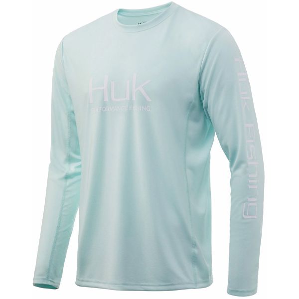 Huk Icon X Long Sleeve Shirt - Seafoam - Large