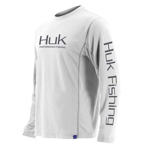 Huk Icon X Long Sleeve Shirt - White - 2XL