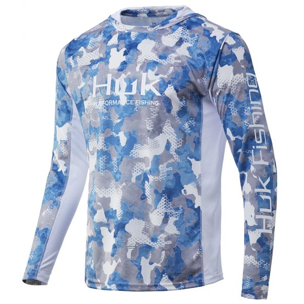 Huk Icon X Refraction Camo Hoodie - Ice Boat - 3X-Large