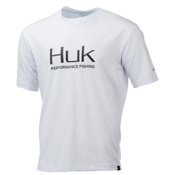 Blue XX-Large HUK Mens Icon X Short-Sleeve Performance Shirt