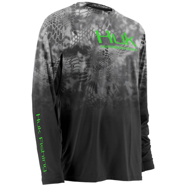 Huk Kryptek Fade Icon Long Sleeve Shirt - Kryptek Raid 2XL