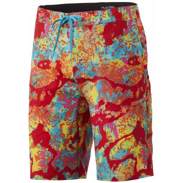 Huk Freeman Boardshort - Kryptek Obskura Loki - 28