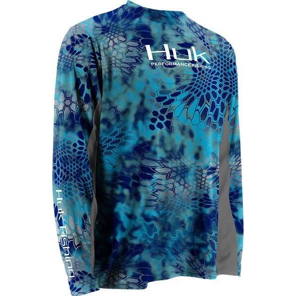 Huk Kryptek ICON Long Sleeve Shirt - Pontus - Size Small