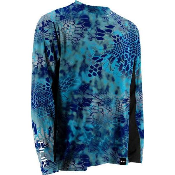 Huk Kryptek LoPro ICON Long Sleeve Shirt - Pontus - Small