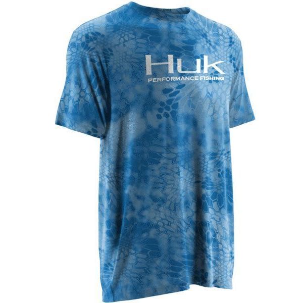 Huk Kryptek Short Sleeve T-Shirt Kryptek - Carolina Blue 2XL