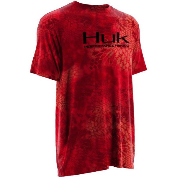 Huk Kryptek Short Sleeve T-Shirt - Kryptek Crimson 2XL