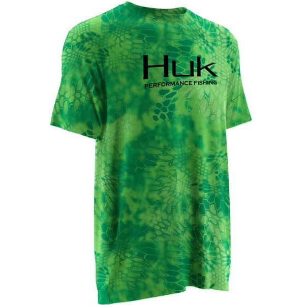 Huk Kryptek Short Sleeve T-Shirt  - Kryptek Neon Green 2XL