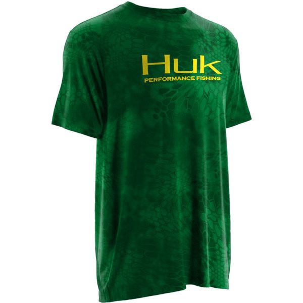 Huk Kryptek Short Sleeve T-Shirt - Kryptek Tree Frog 2XL