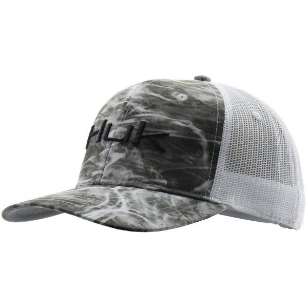 Huk Logo Camo Trucker Hat - Elements Manta