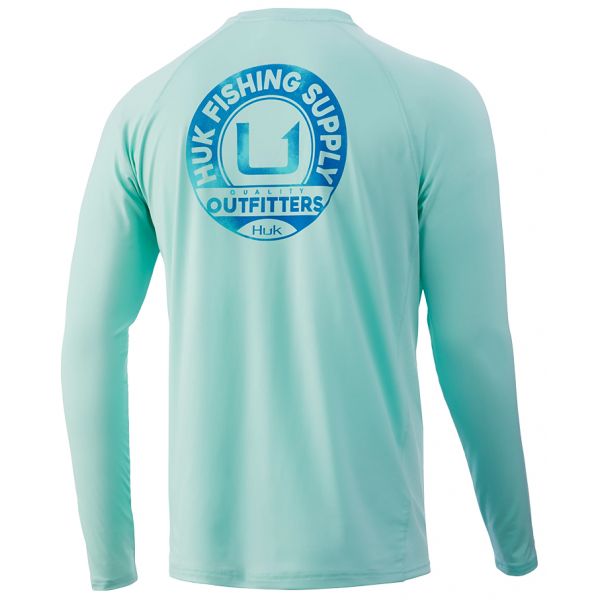 Huk Outfitter Pursuit Long Sleeve Shirt - Seafoam - 2X-Large