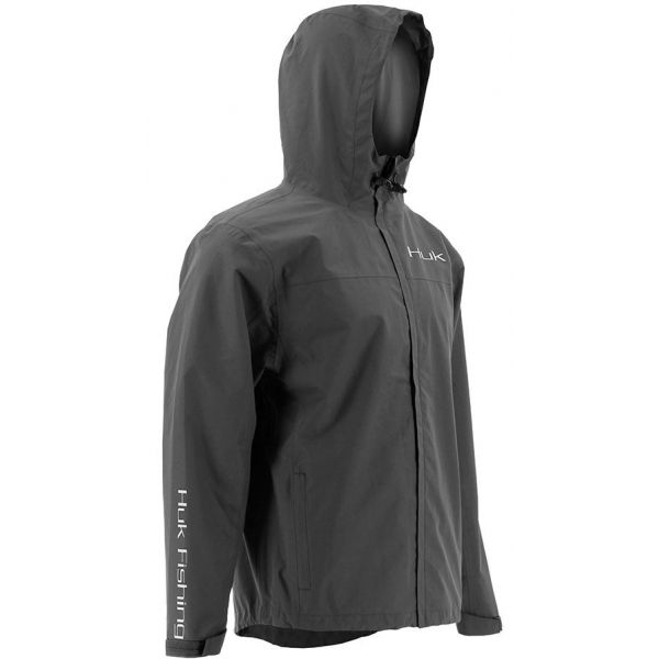 Huk Men's CYA Packable SZ L Black Packable Fishing Rain Pants NWT $100 