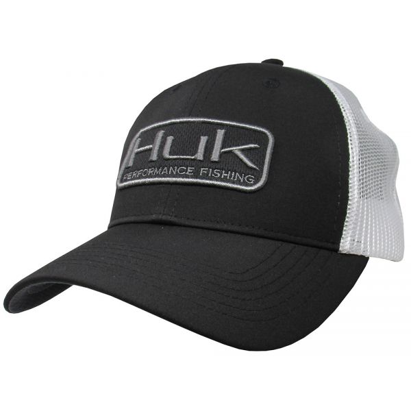 Huk Patch Trucker Hat - Black