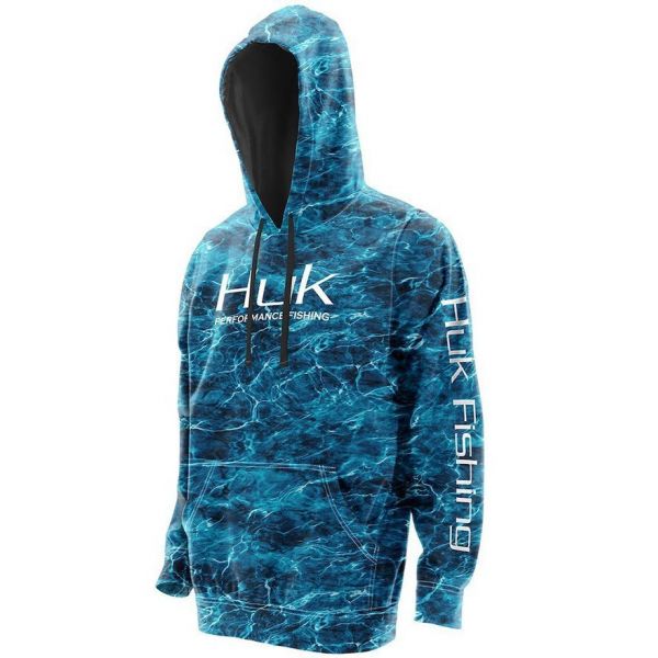 Huk Performance Elements Hoodie - Elements Bluefin - 2XL