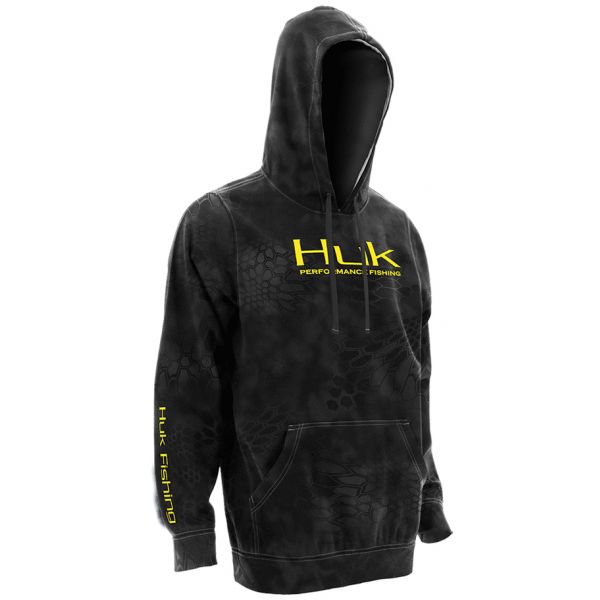 Huk Full Kryptek Performance Hoodie - Typhon Yellow