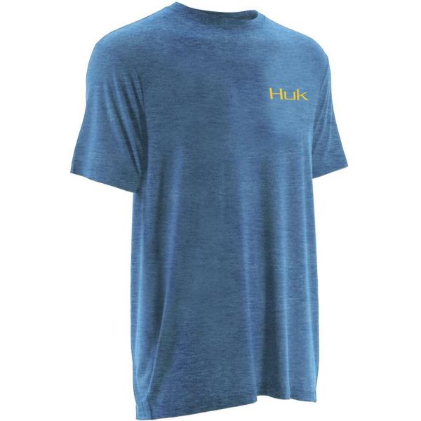 Huk K Scott Twilight T-Shirt - Heather Carolina Blue - Large