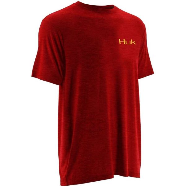 Huk K Scott Twilight T-Shirt - Heather Red - Medium