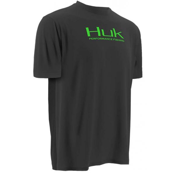 Huk Performance Fishing Icon Short Sleeve T-Shirt - Black - Small