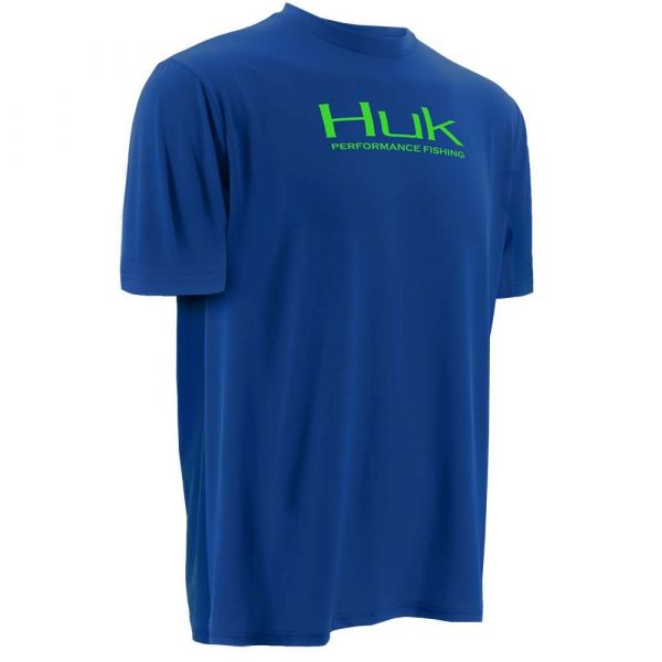 Huk Performance Fishing Icon Short Sleeve T-Shirt - Royal - Small