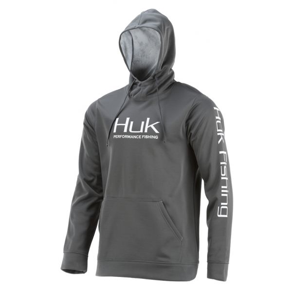 Huk Performance Hoodie - Iron - 3XL